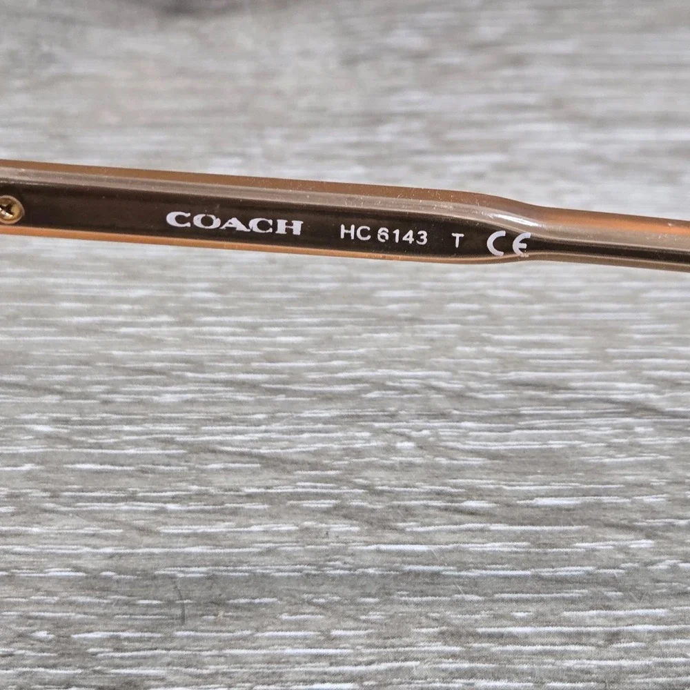 Coach HC6143 5661 Transparent Champagne Full Rim Womens Eyeglass Frame only
